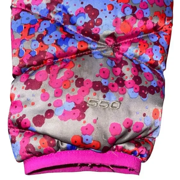 North Face Coat Girls Aconcagua 550 Colorful Down Filled Jacket - Picture 6 of 12